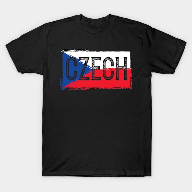 Czech Flag T-Shirt by c1337s